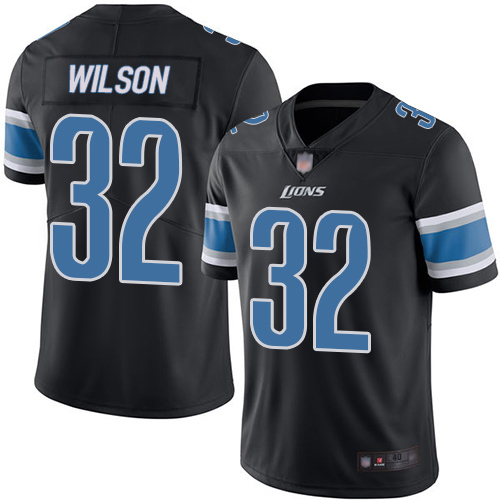 Detroit Lions Limited Black Men Tavon Wilson Jersey NFL Football #32 Rush Vapor Untouchable